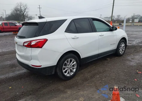 2020 Chevrolet Equinox Fwd Ls из США, поврежденный, VIN 3GNAXHEV9LS521337